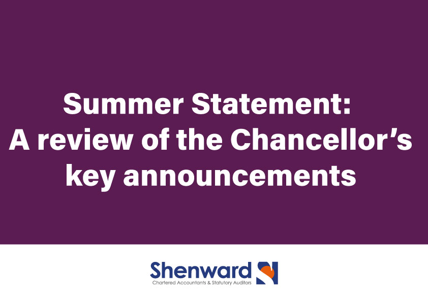Summer Statement: A review of the Chancellor’s key announcements